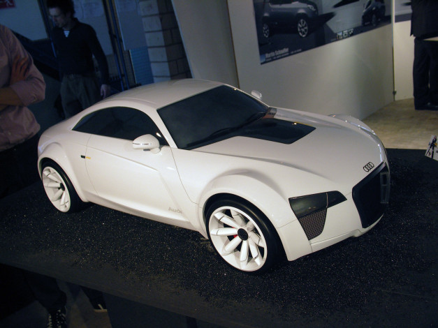 Обои картинки фото audi, fiftyseven, concept, автомобили, выставки, уличные, фото