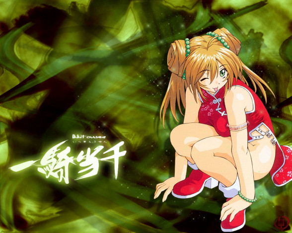 Обои картинки фото аниме, ikki, tousen