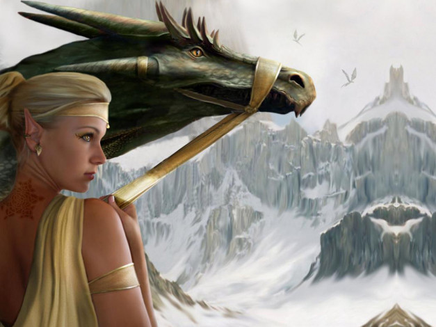 Обои картинки фото фэнтези, эльфы