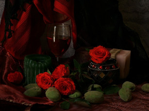 Картинка пери зелёный миндаль еда натюрморт