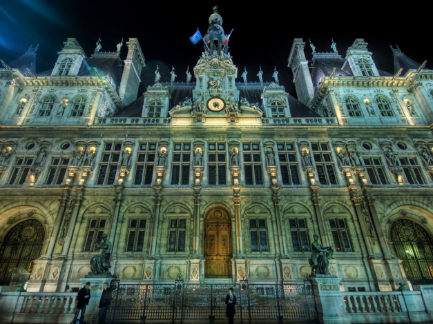 Обои картинки фото paris, города, париж, франция, hotel, de, ville, france