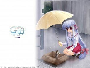 обоя аниме, gift, eternal, rainbow