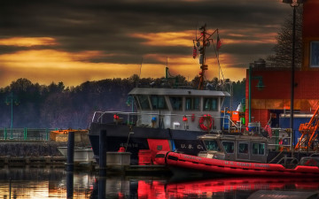 Картинка корабли баркасы буксиры