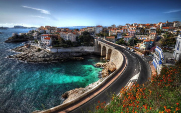Картинка marseille france города панорамы