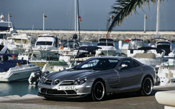 Картинка mercedes mclaren slr 722 автомобили benz