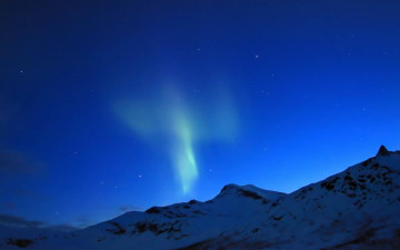 обоя природа, северное, сияние