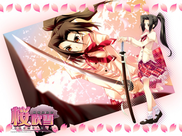 Обои картинки фото аниме, hana, fubuki