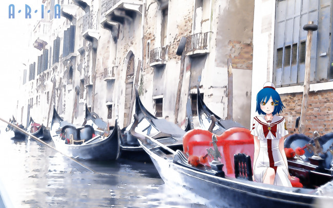 Обои картинки фото аниме, aria