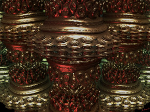 Картинка 3д графика fractal фракталы узор цвета фон