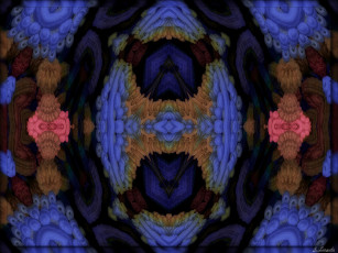 Картинка 3д графика fractal фракталы узор цвета фон