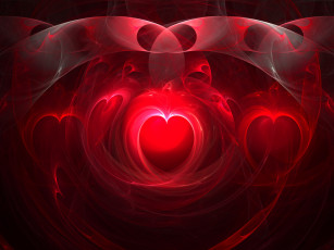 Картинка 3д графика fractal фракталы узор цвета фон