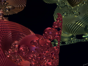 Картинка 3д графика fractal фракталы узор фон цвета