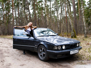 Картинка автомобили авто девушками и девушки