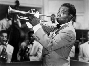 Картинка louis armstrong музыка джаз трубач