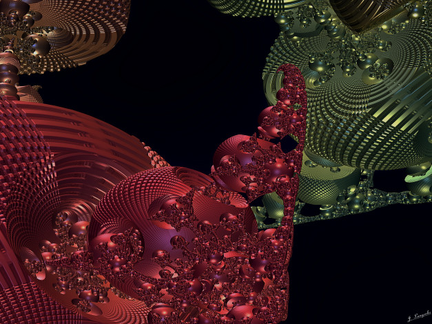 Обои картинки фото 3д, графика, fractal, фракталы, узор, фон, цвета