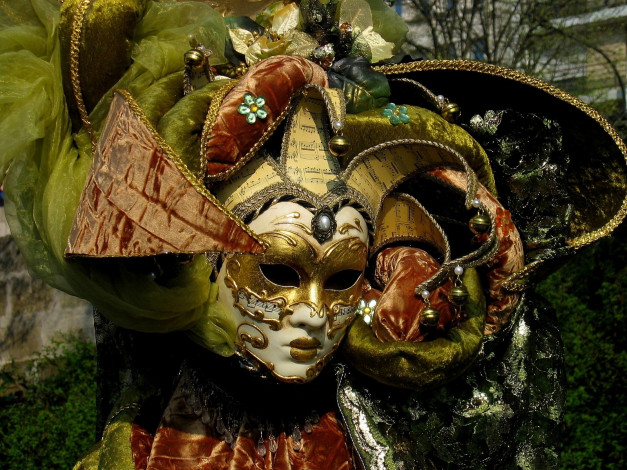 Обои картинки фото разное, маски, карнавальные, костюмы, венеция, карнавал