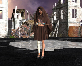 Картинка 3д графика fantasy фантазия девушка