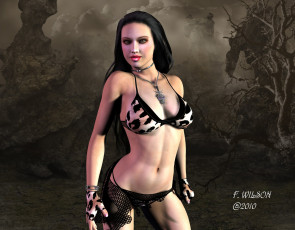 Картинка 3д графика people люди девушка