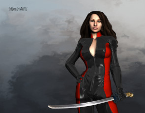 Картинка 3д графика people люди девушка