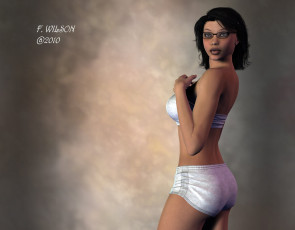 Картинка 3д графика people люди девушка