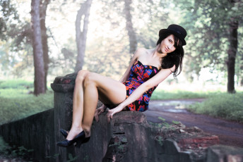 Картинка -Unsort+Брюнетки+Шатенки девушки unsort брюнетки шатенки шляпа туфли