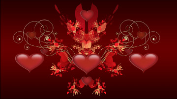 Картинка 3д графика romance узор