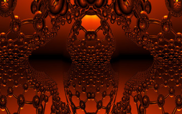 Картинка 3д графика fractal фракталы узор