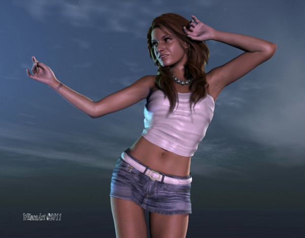 Обои картинки фото 3д, графика, people, люди, девушка