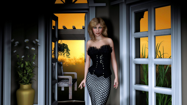 Обои картинки фото 3д, графика, people, люди, девушка