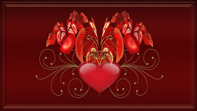 Обои картинки фото 3д, графика, romance, узор