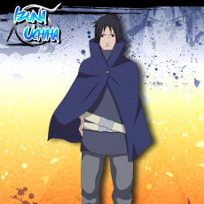 Картинка аниме naruto брюнет взгляд изуна учиха парень фон персонаж наруто