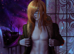 Картинка аниме dogs +bullets+&+carnage парень pochi to goshujin-sama badou nails рыжий ширма пальто повязка bullets carnage