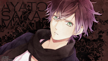 Картинка аниме diabolik+lovers шарф зеленые глаза sakama ayato парень diabolik lovers