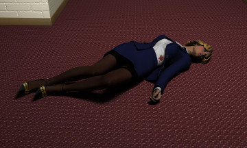 Картинка observers 3д+графика fantasy+ фантазия ранение девушка