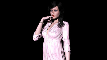 Картинка 3д+графика люди+ people фон взгляд девушка