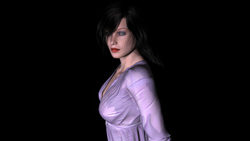 Картинка 3д+графика люди+ people взгляд девушка фон