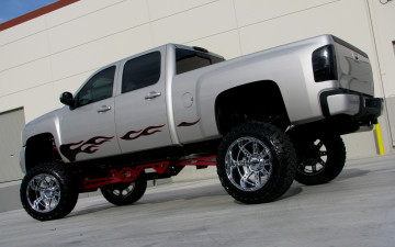 Картинка автомобили custom+pick-up silverado