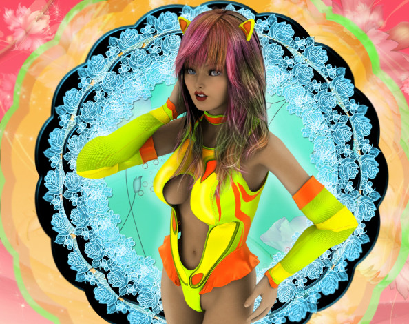 Обои картинки фото 3д графика, эльфы , elves, фон, взгляд, эльфийка