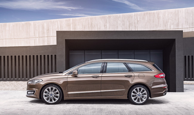 Обои картинки фото автомобили, ford, 2015г, vignale, mondeo, turnier
