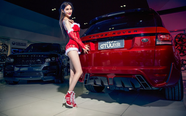 Обои картинки фото автомобили, -авто с девушками, азиатка, автомобиль, фон, взгляд, девушка