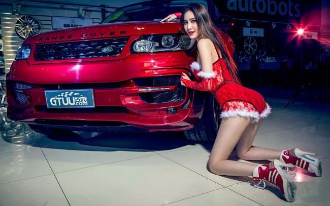 Обои картинки фото автомобили, -авто с девушками, азиатка, автомобиль, фон, взгляд, девушка