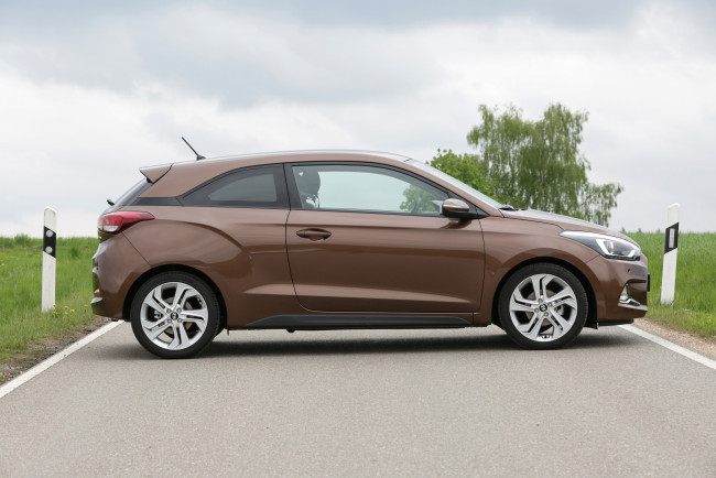 Обои картинки фото автомобили, hyundai, ib, coupe, i20, 2015г