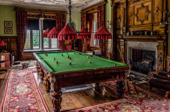 обоя интерьер, бильярдная, игровая