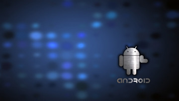Картинка компьютеры android логотип фон