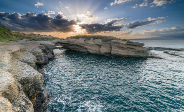 Картинка природа побережье рассвет