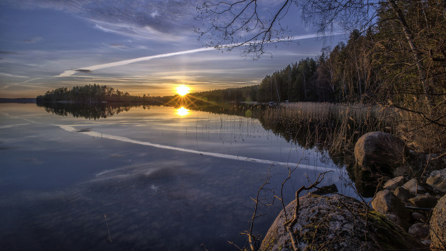 Обои картинки фото природа, восходы, закаты, рассвет