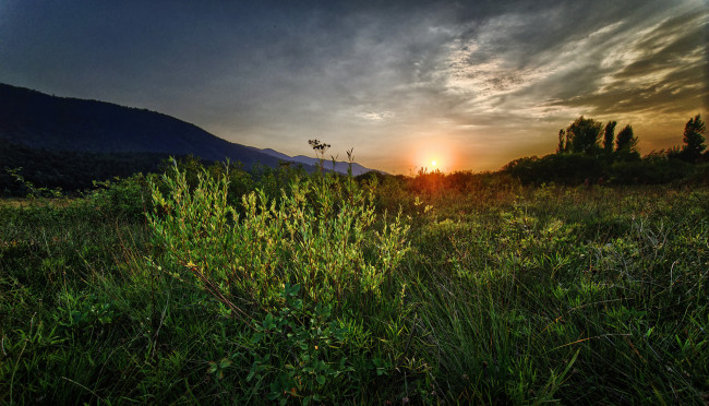 Обои картинки фото природа, восходы, закаты, рассвет