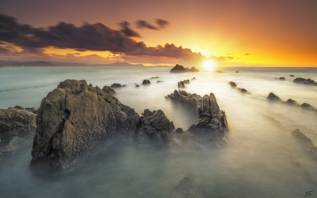 Обои картинки фото природа, восходы, закаты, рассвет