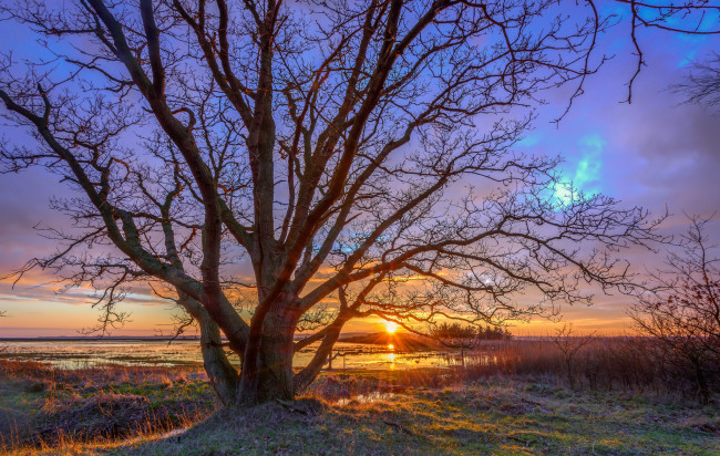 Обои картинки фото природа, восходы, закаты, рассвет