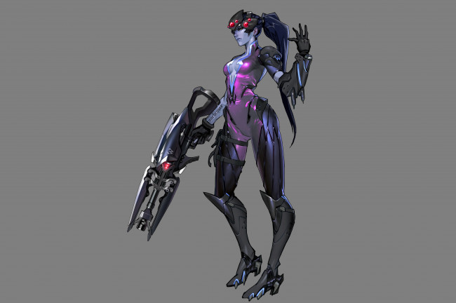 Обои картинки фото видео игры, overwatch, widowmaker